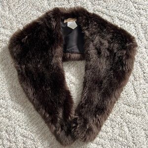 Faux fur shawl